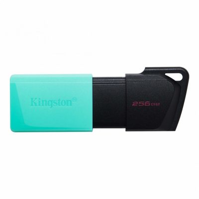 Kingston Technology DataTraveler Exodia M USB flash meghajtó 256 GB USB A típus 3.2 Gen 1 (3.1 Gen 1) Fekete, Türkizkék