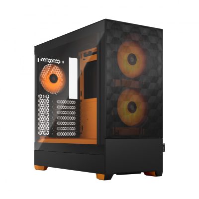 Fractal Design Pop Air Tower Fekete, Narancssárga