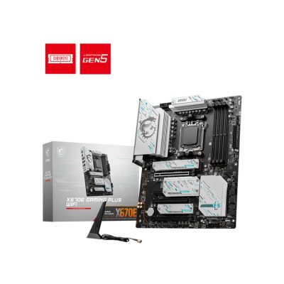 MSI Alaplap AM5 MAG X670E GAMING PLUS WIFI AMD X670, ATX