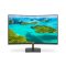 Philips E Line 241E1SCA/00 számítógép monitor 59,9 cm (23.6") 1920 x 1080 pixelek Full HD LCD Fekete