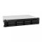 Synology RackStation RS1221+ tárolószerver NAS Rack (2U) Ethernet/LAN csatlakozás Fekete V1500B