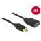 DeLOCK 0.2m, HDMI-A/HDMI Micro-D HDMI kábel 0,2 M HDMI D-típus (Micro) HDMI A-típus (Standard) Fekete