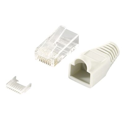 LogiLink RJ45 vezeték csatlakozó Szürke