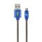 Cablexpert CC-USB2J-AMMBM-1M-BL USB kábel USB 2.0 USB A Micro-USB B Kék