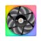 Thermaltake TOUGHFAN 12 RGB Számítógép ház Ventilátor 12 cm Fehér 3 dB