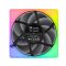 Thermaltake TOUGHFAN 12 RGB Számítógép ház Ventilátor 12 cm Fehér 3 dB