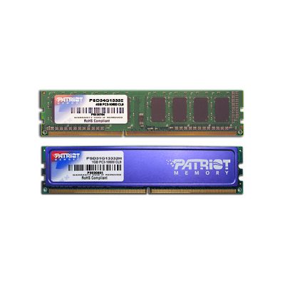 Patriot Memory PSD34G13332 memóriamodul 4 GB DDR3 1333 Mhz