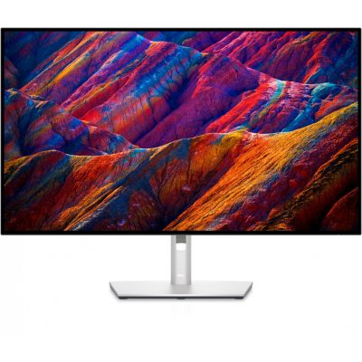 DELL UltraSharp U3223QE LED display 80 cm (31.5") 3840 x 2160 pixelek 4K Ultra HD LCD Ezüst