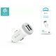 DEVIA SMART DUAL USB SZIVARGYÚJTÓS TÖLTŐ ADAPTER - SMART SERIES CAR CHARGER - 5V/3,1A - WHITE