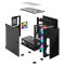 Savio PC Case Prime X1 ARGB Glass Black Midi Tower Fekete