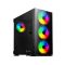 Savio PC Case Prime X1 ARGB Glass Black Midi Tower Fekete