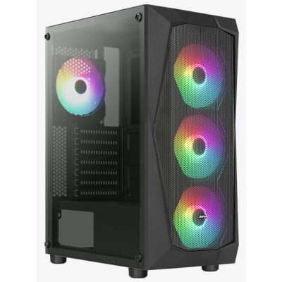 Aerocool Falcon Midi Tower Fekete