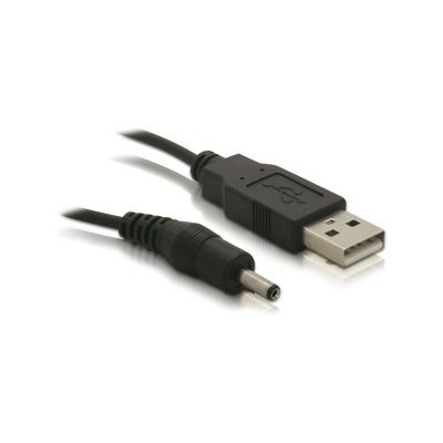 DeLOCK USB cable Power-Kabel,3,1mm Hohlst. USB kábel 1,5 M USB A Fekete