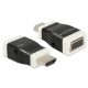 DeLOCK 65586 csatlakozó átlakító HDMI-A VGA Fekete, Fehér