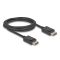 DeLOCK 80493 DisplayPort kábel 2 M Fekete