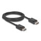 DeLOCK 80493 DisplayPort kábel 2 M Fekete