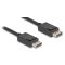 DeLOCK 80493 DisplayPort kábel 2 M Fekete