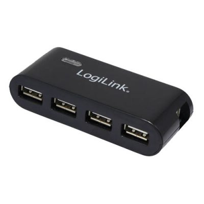 LogiLink UA0085 hálózati csatlakozó 480 Mbit/s Fekete