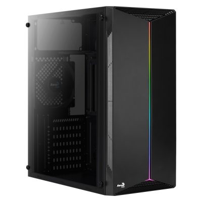 Aerocool Split Midi Tower Fekete