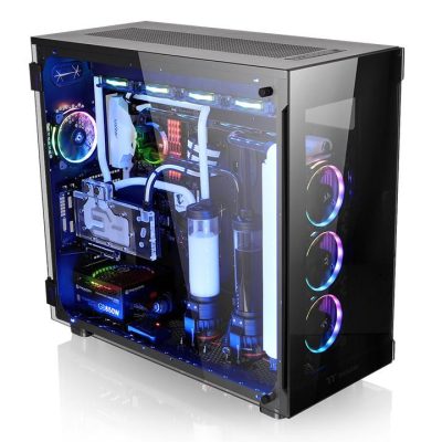 Thermaltake View 91 TG RGB Ultra Tower Fekete