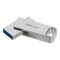 PNY DUO LINK USB flash meghajtó 64 GB USB Type-A / USB Type-C 3.2 Gen 1 (3.1 Gen 1) Rozsdamentes acél