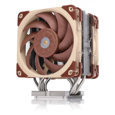 Noctua NH-U12S DX-4677 számítógépes hűtőrendszer Processzor Hűtő 12 cm Barna, Világosbarna, Ezüst