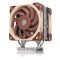 Noctua NH-U12S DX-4677 számítógépes hűtőrendszer Processzor Hűtő 12 cm Barna, Világosbarna, Ezüst