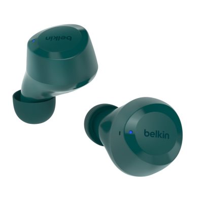 Belkin SoundForm Bolt Headset Vezeték nélküli Hallójárati Hívások/zene/sport/általános Bluetooth Zöldeskék