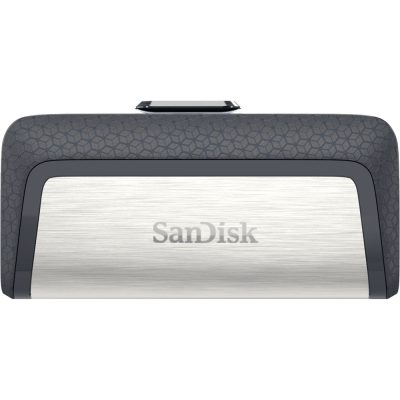 SanDisk Ultra Dual Drive USB Type-C USB flash meghajtó 32 GB USB Type-A / USB Type-C 3.2 Gen 1 (3.1 Gen 1) Fekete, Ezüst