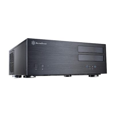 Silverstone Grandia GD08 HTPC Fekete