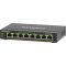 NETGEAR 8-Port Gigabit Ethernet PoE+ Plus Switch (GS308EP) Vezérelt L2/L3 Gigabit Ethernet (10/100/1000) Ethernet-áramellátás (PoE) támogatása Fekete