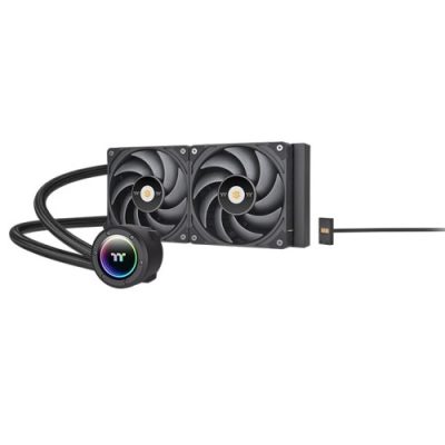 Thermaltake CL-W418-PL00BL-A számítógépes hűtőrendszer Minden az egyben folyadékhűtés 12 cm Fekete 1 db