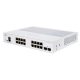 Cisco CBS350-16T-2G-EU hálózati kapcsoló Vezérelt L2/L3 Gigabit Ethernet (10/100/1000) Ezüst