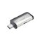 SanDisk Ultra Dual Drive USB Type-C USB flash meghajtó 64 GB USB Type-A / USB Type-C 3.2 Gen 1 (3.1 Gen 1) Fekete, Ezüst