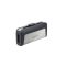 SanDisk Ultra Dual Drive USB Type-C USB flash meghajtó 64 GB USB Type-A / USB Type-C 3.2 Gen 1 (3.1 Gen 1) Fekete, Ezüst