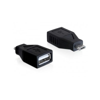 DeLOCK 65296 csatlakozó átlakító USB 2.0-A USB Micro-B Fekete