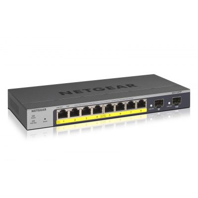 NETGEAR GS110TP Vezérelt L2/L3/L4 Gigabit Ethernet (10/100/1000) Ethernet-áramellátás (PoE) támogatása Szürke