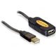 DeLOCK 82446 USB kábel 10 M USB 2.0 USB A Fekete