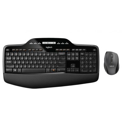 Logitech MK710 Performance billentyűzet Egér mellékelve Vezeték nélküli RF QWERTZ Német Fekete