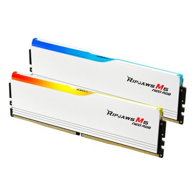 G.SKILL Ripjaws M5 Neo DDR5-6000Mhz CL36-36-36-96 1.35V 32GB Kit2 (2x16GB)AMD EXPO-White