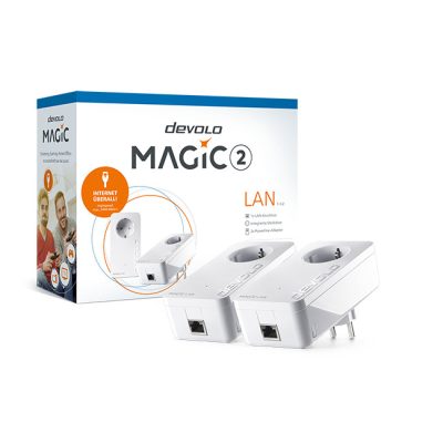 Devolo Magic 2 LAN 2400 Mbit/s Ethernet/LAN csatlakozás Fehér 2 dB