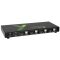 Techly 4x1 USB HDMI KVM Switch 4Kx2K IDATA KVM-HDMI4U KVM kapcsoló Fekete