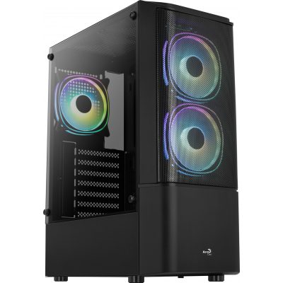 Aerocool Quantum Mesh Midi Tower Fekete