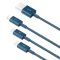 Baseus CAMLTYS-03 USB kábel 1,5 M USB A USB C/Micro-USB B/Lightning Kék