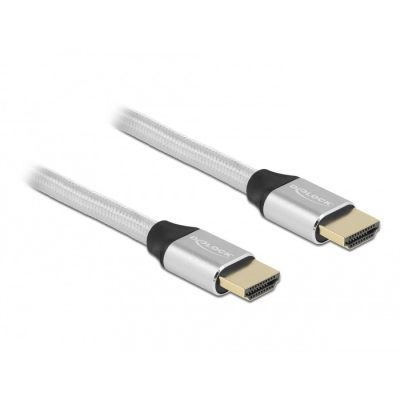 DeLOCK 85366 HDMI kábel 1 M HDMI A-típus (Standard) Ezüst