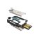 Baseus CABA01-01 audio kábel 0,5 M 3.5mm USB A típus Fekete