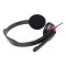 Gembird MHS-002 fejhallgató és headset Vezetékes Fejpánt Hívás/zene Fekete, Vörös
