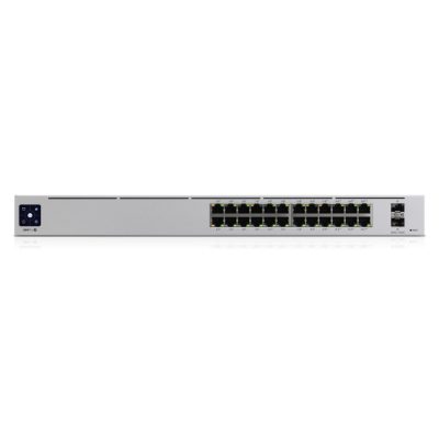 Ubiquiti UniFi Pro 24-Port PoE Vezérelt L2/L3 Gigabit Ethernet (10/100/1000) Ethernet-áramellátás (PoE) támogatása 1U Ezüst