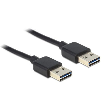 DeLOCK 3m USB 2.0 A USB kábel USB A Fekete