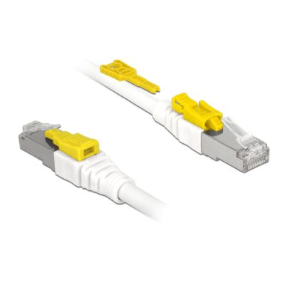 DeLOCK 85333 hálózati kábel Fehér 3 M Cat6a S/FTP (S-STP)